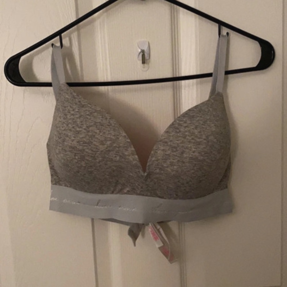 Pink wireless bra